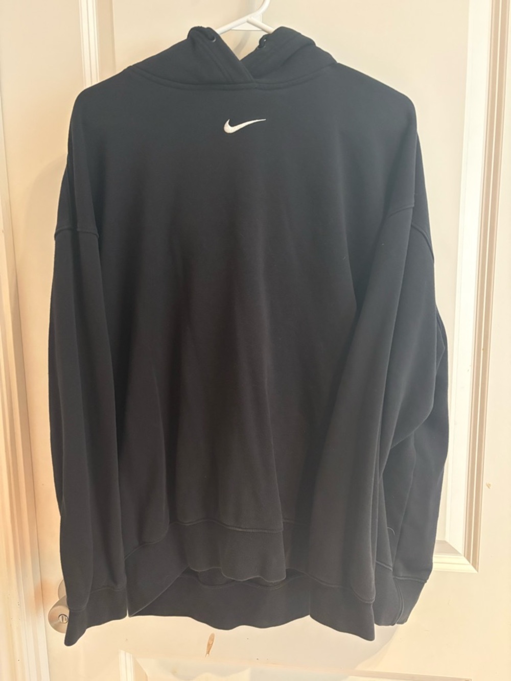 Nike Black Centre Swoosh Hoodie